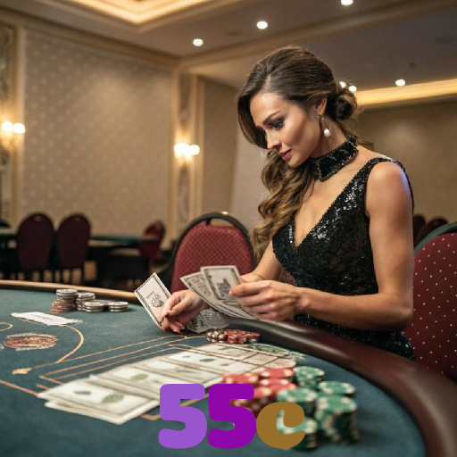 55c：Jogue poker, aposte no futebol e ganhe em grandes jogos de cassino!