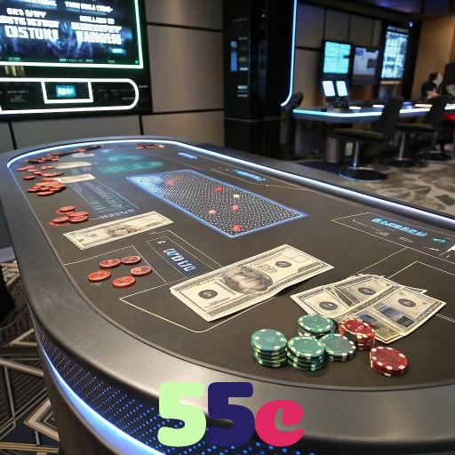 55c：Jogue poker, aposte no futebol e ganhe em grandes jogos de cassino!