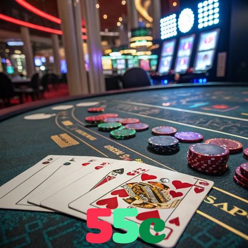 55c：Jogue poker, aposte no futebol e ganhe em grandes jogos de cassino!