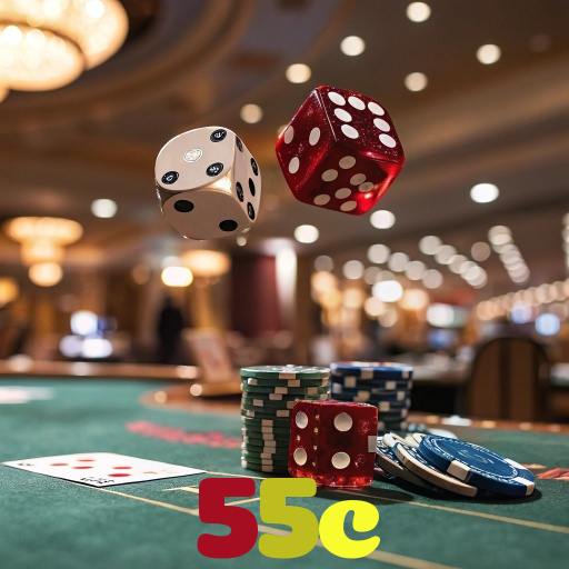 55c：Jogue poker, aposte no futebol e ganhe em grandes jogos de cassino!