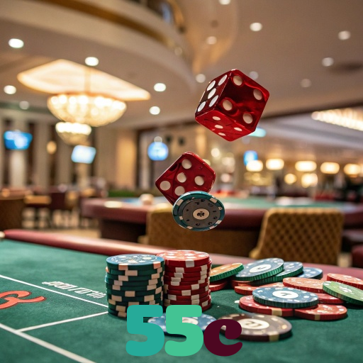 55c：Jogue poker, aposte no futebol e ganhe em grandes jogos de cassino!