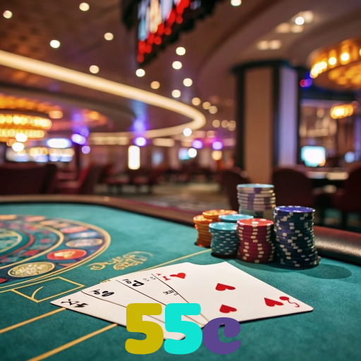 55c：Jogue poker, aposte no futebol e ganhe em grandes jogos de cassino!