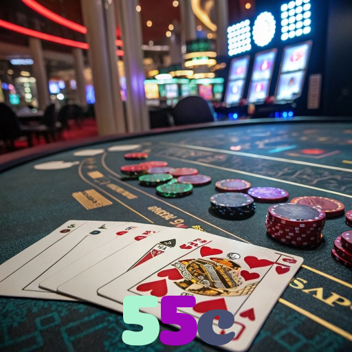 55c：Jogue poker, aposte no futebol e ganhe em grandes jogos de cassino!